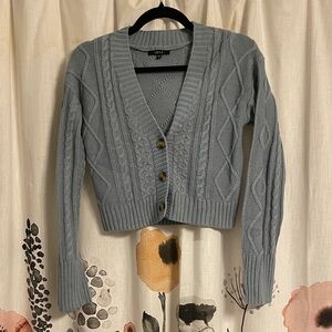 Iris Cable Knit Cardigan Size Large